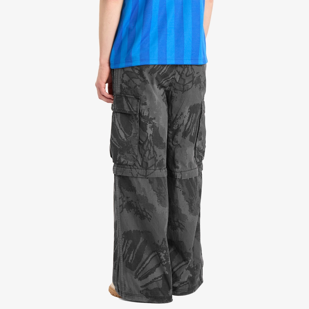 Adidas Originals Men's Camo Zipoff Cargo Pants Grey Camo